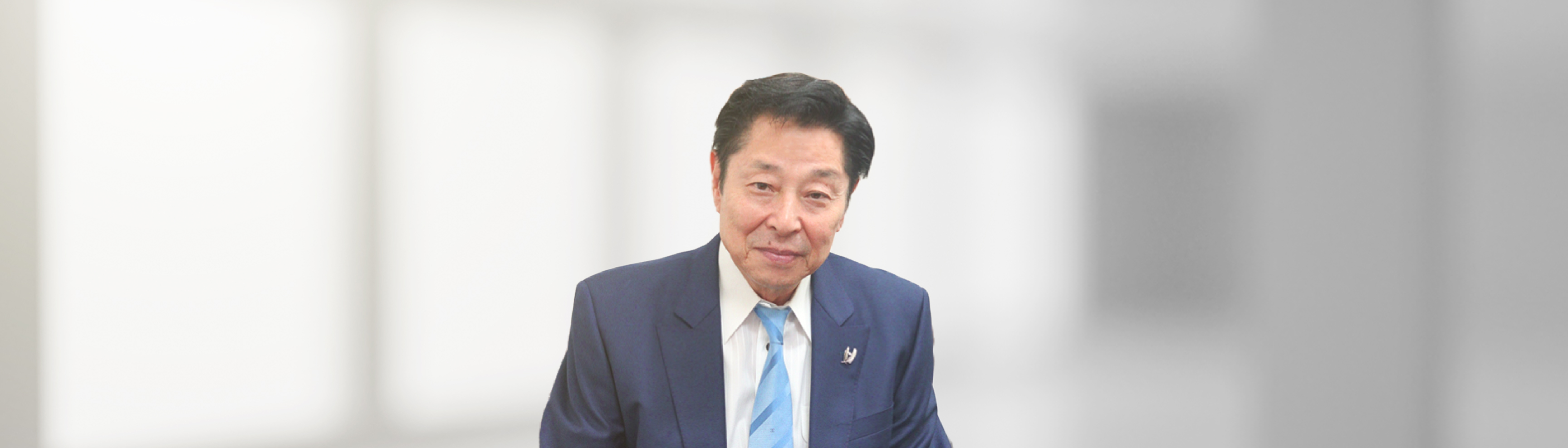 CEOメッセージページのデスクトップ用画像