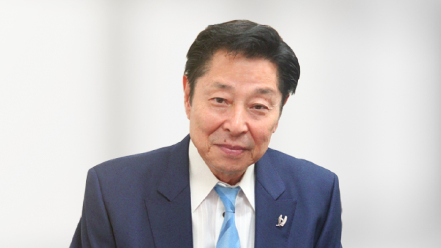 CEOメッセージページのスマートフォン用画像